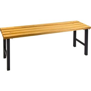 Umkleidebank ADB 40822, Sitzfläche Holz, 100 cm