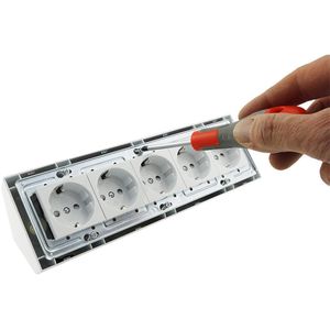 Produktbild für Tischsteckdose ChiliTec 23640, ohne Zuleitung