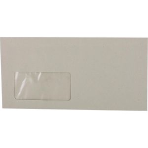 Produktbild für Briefumschläge ÖKI Natur, 41084, grau, DIN lang+