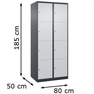 Produktbild für Schließfachschrank CP-Möbel Classic Plus lichtgrau