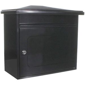 Produktbild für Briefkasten Rottner T00178, Wörthersee, anthrazit, aus Stahl