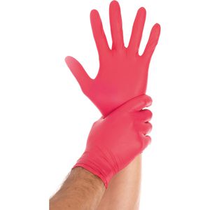 Produktbild für Einmalhandschuhe Franz-Mensch Safe Light, rot, 100 Stück