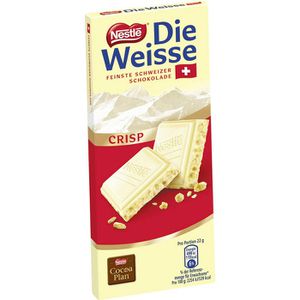 Tafelschokolade Nestle Die Weisse Crisp