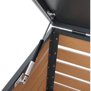 Produktbild für Mähroboter-Garage Mendler HWC-L45, eiche, aus WPC und Metall