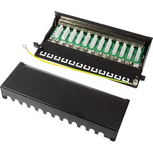 Produktbild für Patchpanel LogiLink NP0019B, Cat 6A