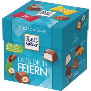 Minischokolade Ritter-Sport Lass dich feiern