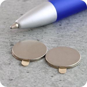 Produktbild für Magnete Böttcher-AG N35, silber, Neodym Magnet