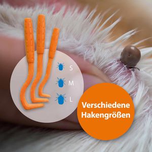 Produktbild für Zeckenhaken ARDAP 3er Set