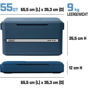 Produktbild für Kühlbox Coleman 55 QT Snap-N-Go, 52 Liter