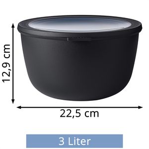 Produktbild für Frischhaltedose Mepal Cirqula rund, aus Kunststoff