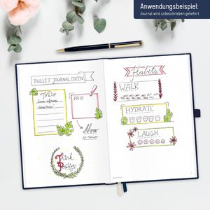 Produktbild für Notizbuch paper&amp;you Make your dreams happen, Karton Softcover