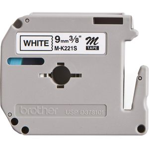 Produktbild für Schriftband Brother M-K221S, 9mm