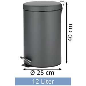 Produktbild für Mülleimer Kela Malta, 10942, dunkelgrau