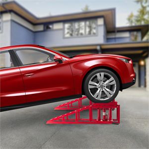 Produktbild für Auffahrrampe Arebos mit Wagenheber, 2 Stück