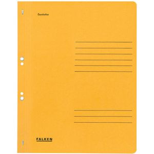 Ösenhefter Falken 80003908, A4, gelb