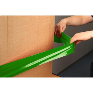 Produktbild für Dehnband dm-folien PE-Stretch grün-opak, 1200 x 100mm