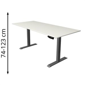 Schreibtisch Kerkmann Move 1, weiß / anthrazit