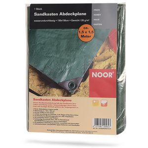 Produktbild für Abdeckplane NOOR Easy für Sandkasten, grün