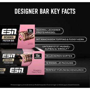 Produktbild für Proteinriegel ESN Designer Protein Bar, 12 Riegel