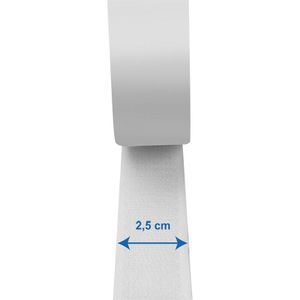 LogiLink Klettband KAB0081 Flausch und Haken, selbstklebend, weiß