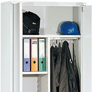 Produktbild für Mehrzweckschrank G-Office UNC.19/N, abschließbar, lichtgrau