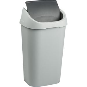 Produktbild für Mülleimer Curver Allibert Mistral Swing, hellgrau