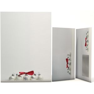 Produktbild für Weihnachtsbriefpapier Böttcher-AG Pure Silver