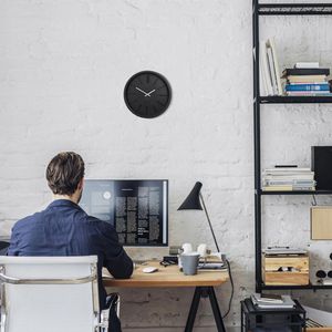 Produktbild für Wanduhr Relaxdays Kunststoff, analog, Quarzuhr