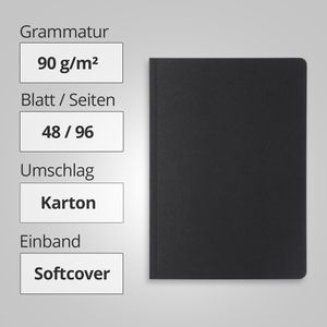 Produktbild für Notizbuch Geiger Tablet-Book, Karton Softcover