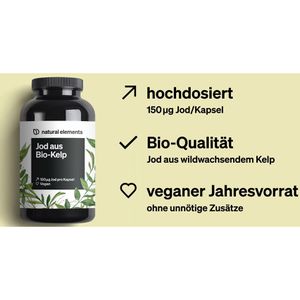 Produktbild für Jod natural-elements 365 Kapseln, BIO