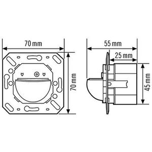 Produktbild für Bewegungsmelder Esylux MD 180i/16 Basic
