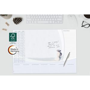 Produktbild für Schreibunterlage Sigel H6370, Harmony, weiß / grau