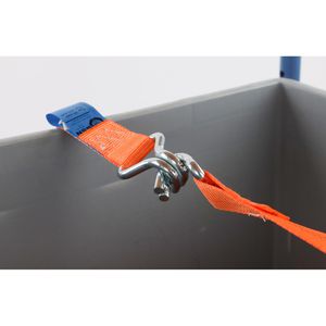 Produktbild für Spanngurt Braun-GmbH 2000-2-800, orange, mit Haken &amp; Ratsche