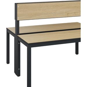 Produktbild für Umkleidebank CP-Möbel 8060-400, Sitzfläche Holz, 100 cm