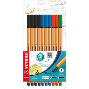 Fineliner Stabilo Point 88 Office, 1468, farbig sortiert