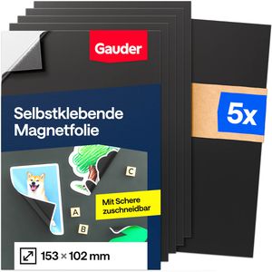 Produktbild für Magnetfolie Gauder A6, selbstklebend