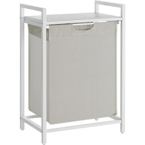 Produktbild für Wäschekorb Vasagle BLH101W01, weiß