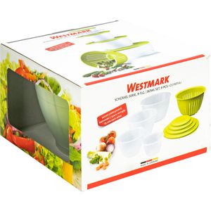 Produktbild für Schüssel Westmark Olympia 2420226A, Set mit Deckel und Sieb