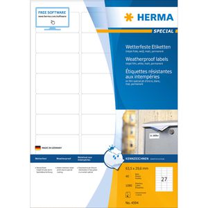 Produktbild für Inkjet-Etiketten Herma 4594, Special, weiß
