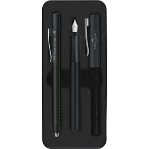 Produktbild für Schreibset Faber-Castell Grip 2011 schwarz, 2-teilig