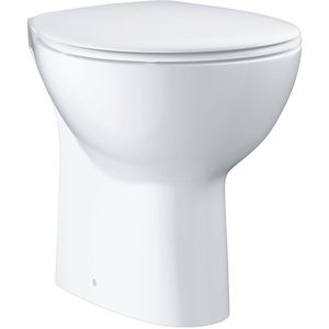 Produktbild für WC-Sitz GROHE Bau Keramik 39493000, oval, aus Duroplast