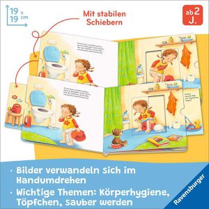 Produktbild für Spielbuch Ravensburger 42181, Haare waschen, Zähne putzen