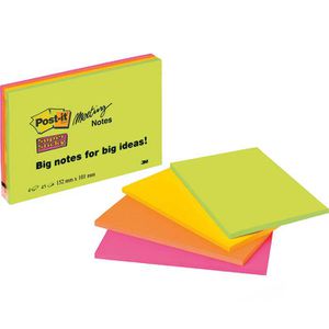 Haftnotizen Post-it Super Sticky Big Notes, neon