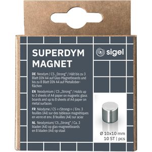 Produktbild für Magnete Sigel BA701 SuperDym C5, silber, Neodym