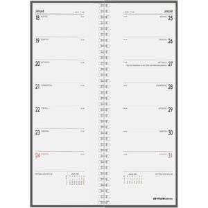 Produktbild für Vormerkbuch Zettler 718-0000, graues Hardcover
