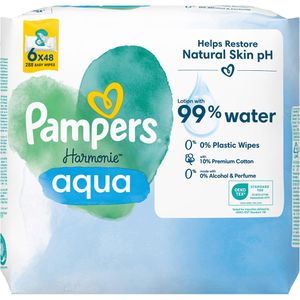 Feuchttücher Pampers Harmonie Aqua, 288 Tücher