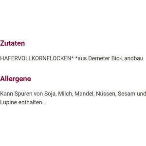 Produktbild für Haferflocken Alnatura Feinblatt demeter, BIO