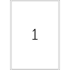 Produktbild für Universaletiketten TopStick labels, 8772, weiß
