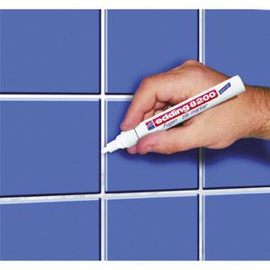Produktbild für Fugenstift Edding 8200, silbergrau
