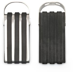 Produktbild für Türstopper Relaxdays Gummi/Edelstahl für den Boden